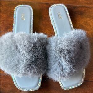 H2K Fur Sandals